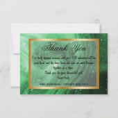 Vielen Dank an unseren Kollegen & Green Marble, Go Mitteilungskarte (Vorderseite)