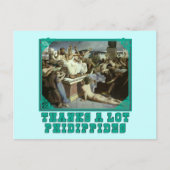 Vielen Dank an viele Phidippides Funny Marathon T- Postkarte (Vorderseite)