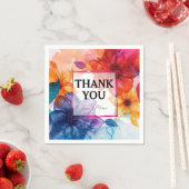 Vielen Dank Anemone Dreamscape Wedding Serviette (Beispiel)