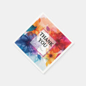 Vielen Dank Anemone Dreamscape Wedding Serviette (Ecke)