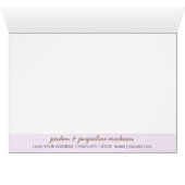 Vielen Dank Anmerkungen Einfache moderne Aquarellf (Innenansicht Horizontal (Unten))