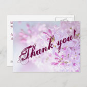 Vielen Dank, anpassbar Postkarte (Vorne/Hinten)