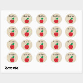 Vielen Dank Apple Teacher Farm Party Stickers (Blatt)