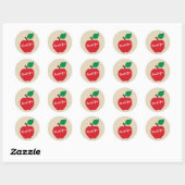 Vielen Dank Apple Teacher Farm Party Stickers (Blatt)