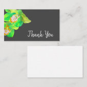 Vielen Dank, Aquarell Blumenorchester Art Mitteilungskarte (Vorne/Hinten)