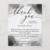 Vielen Dank, Aquarellunterschrift benutzerdefinier Flyer (Hinten)