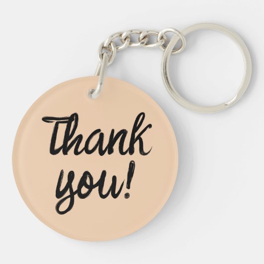 Vielen Dank, Artistic Gray Wolf Schlüsselanhänger (Rückseite)