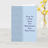 Vielen Dank, Arzt für die Pflege der Kranken-Karte Karte (Gelbe Blume)