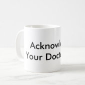 Vielen Dank, Arzt Kaffeetasse (Vorderseite Links)