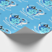 Vielen Dank Ärzte/Krankenpfleger Geschenkpapier (Ecke)