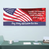 Vielen Dank, Ärzte, Krankenschwestern, Mitarbeiter Banner (Messe)