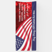 Vielen Dank, Ärzte, Krankenschwestern, Mitarbeiter Banner (Vertikal)