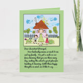 Vielen Dank, Assistent Principal-Lächeln auf unser Dankeskarte (Vorderseite)