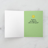 Vielen Dank, Assistent Principal-Lächeln auf unser Dankeskarte (Innenseite)