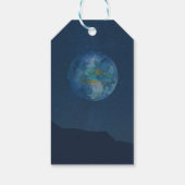 Vielen Dank Astronaut Birthday Party Outer Space Geschenkanhänger (Rückseite)