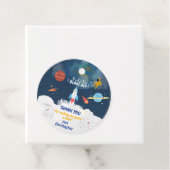 Vielen Dank Astronaut Birthday Party Outer Space Geschenkanhänger (Beispiel)