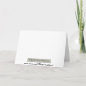 Vielen Dank auf Koreanisch Dankeskarte (Rückseite)