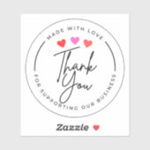 Vielen Dank Aufkleber (Blatt)