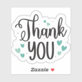 Vielen Dank Aufkleber (Blatt)