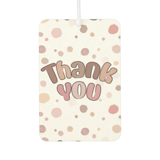 Vielen Dank Autolufterfrischer (Vorderseite)