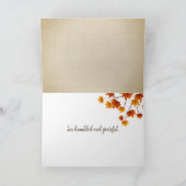 Vielen Dank Autumn Leaves Karte (Innenseite)