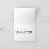 Vielen Dank, Avocado Baby Dusche, Party Avocado Dankeskarte (Innenseite)