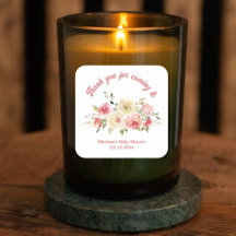 Vielen Dank Baby Dusche Aquarellblüte