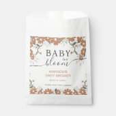 Vielen Dank, Baby in der Blütendusche Geschenktütchen (Vorderseite)