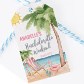 Vielen Dank Bachelorette Tropical Beach Gefallen Geschenkanhänger