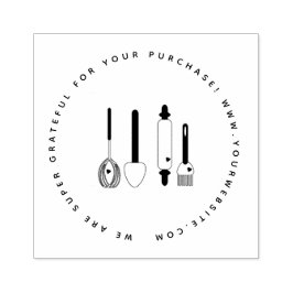 Vielen Dank Bäckerei Kuchen Business hausgemachte  Gummistempel