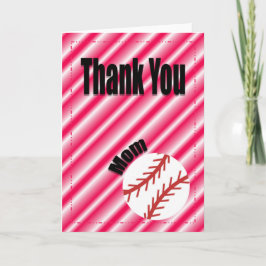 Vielen Dank, Baseball Team Mama Card Dankeskarte