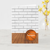 Vielen Dank Basketball Coach Card Karte (Gelbe Blume)