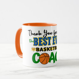 Vielen Dank Basketball Coach Tasse