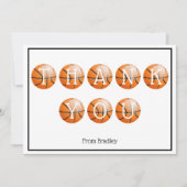 Vielen Dank Basketball Custom Personalisiert (Vorderseite)
