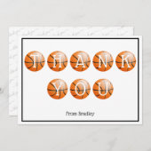 Vielen Dank Basketball Custom Personalisiert (Vorne/Hinten)