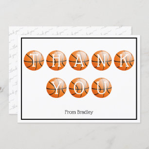 Vielen Dank Basketball Custom Personalisiert