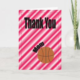 Vielen Dank Basketball Team Mama Card Dankeskarte