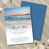 Vielen Dank Beach Beerdigung Foto Beileid Gkurze B Dankeskarte