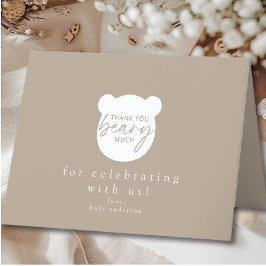 Vielen Dank Beary Much Dankeskarte