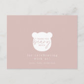 Vielen Dank Beary Much Postkarte (Vorderseite)