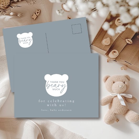 Vielen Dank Beary Much Postkarte