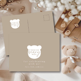 Vielen Dank Beary Much Postkarte