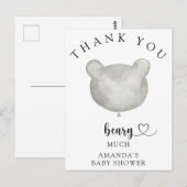 Vielen Dank beary Postkarte (Vorne/Hinten)
