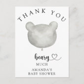 Vielen Dank beary Postkarte (Vorderseite)