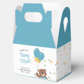 Vielen Dank Beary viel Niedlich Blue Bear Cub Baby Geschenkschachtel (Geöffnet)