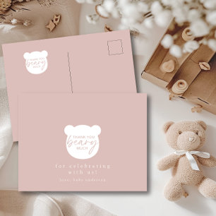 Vielen Dank Beary Viel Postkarte
