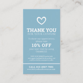 Vielen Dank Beauty Health Foto Promo Wiederholen C Visitenkarte