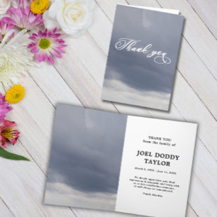 Vielen Dank Beerdigung Beileid Trauerkarte Dankeskarte