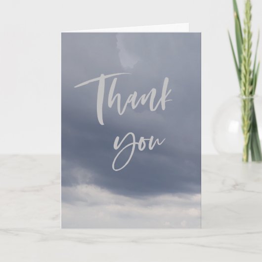 Vielen Dank Beerdigung Beileid Trauerkarte Dankeskarte (Vorderseite)