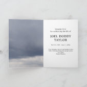 Vielen Dank Beerdigung Beileid Trauerkarte Dankeskarte (Innenseite)